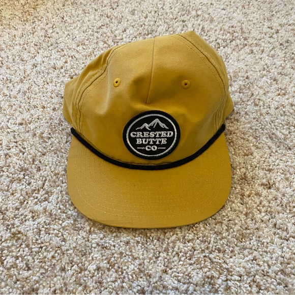Other - Crested Butte Men’s Rope Hat - Gold